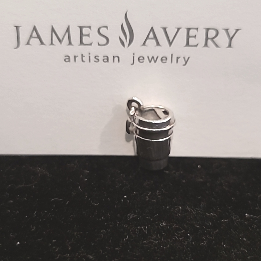 James Avery Coffee Cup Sterling Silver 925